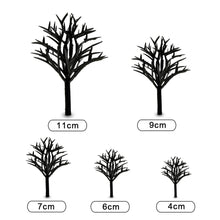 Load image into Gallery viewer, 100 pcs 4/6/7cm Miniature Tree Trunk Branch Model Train Railway Layout Building Street Landscape Diorama DIY Making Tree Craft Supplies