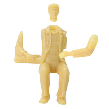 Load image into Gallery viewer, 18 pcs Miniature Sitting Seated Passenger People 1:25 Unpainted Figure G Scale Model Railway Scenery Layout Accessories Diorama Supplies