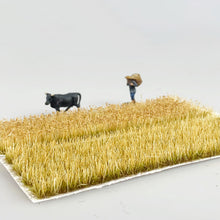 Load image into Gallery viewer, Miniature Rice Field Grass Model HO Scale 1:87 Train Railway Accessories DIY Scenery Landscape Terrarium Diorama Craft Supplies