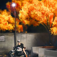 Load image into Gallery viewer, 2 pcs 12cm Miniature Sakura Trees Model with Wire Trunk for Train Layout, DIY Sand Table, Dioramas, Dollhouse Gardens, and Micro Landscape