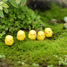 Load image into Gallery viewer, 10pcs Mini Resin Hen and Chick Figurines Cute Farm Animal Miniatures for Fairy Garden, Dollhouse, Terrarium & DIY Home Decorations