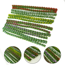 Load image into Gallery viewer, 6pcs Miniature Flower Grass Tufts Self-Adhesive Scenery for Railway Models Dioramas Fairy Gardens and Terrariums