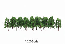 Load image into Gallery viewer, Miniature Wire Tree Models 3cm 1:200 Scale Model Railway & Diorama Scenery Supplies (100pcs)