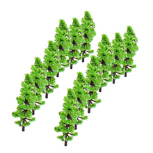 Load image into Gallery viewer, 100 pcs Miniature Fir Trees 1:160-220 Models N Z Scale Railway Accessories Forest Fairy Garden Landscape Terrarium Diorama Craft Supplies
