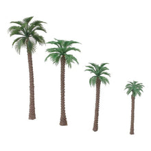 Load image into Gallery viewer, 200 pcs Miniature Coconut Palm Tree Models DIY Sand Table Train Railway Scenery Fairy Garden Landscape Terrarium Diorama Craft Supplies