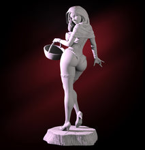 Load image into Gallery viewer, Sexy Little Red Riding Hood Unpainted Resin Figure 1/24 1/18 Scale Unassembled Mode
