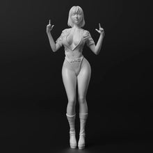 Load image into Gallery viewer, WRC Racing Girl Unpainted Resin Figure 1/35 1/24 1/12 Scale Unassembled Model