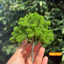 Load image into Gallery viewer, Miniature Spring Green Model Tree 8/12cm, Railway Scenery, Diorama Craft Supply