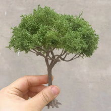 Load image into Gallery viewer, 10/15cm Miniature Green Wire Tree Model Train Railway Scenery Dollhouse Fairy Garden Scenery Landscape Terrarium Diorama Craft Supplies