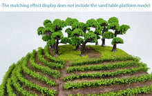 Load image into Gallery viewer, Miniature Tea Field Grass Nest Bush Plant Model Sand Table Dollhouse Fairy Garden Landscape Terrarium Diorama Craft Supplies