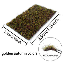 Load image into Gallery viewer, 5mm Miniature Wetland Grass Tufts – Model Train Scenery, Wargaming Terrain, Diorama, and DIY Sand Table Landscape Supplies