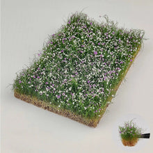 Load image into Gallery viewer, 12/16mm Miniature Tearable Flower Grass Tufts Clusters for Diorama Scenery, Model Railway Layout, Wargaming Terrain Craft Supplies