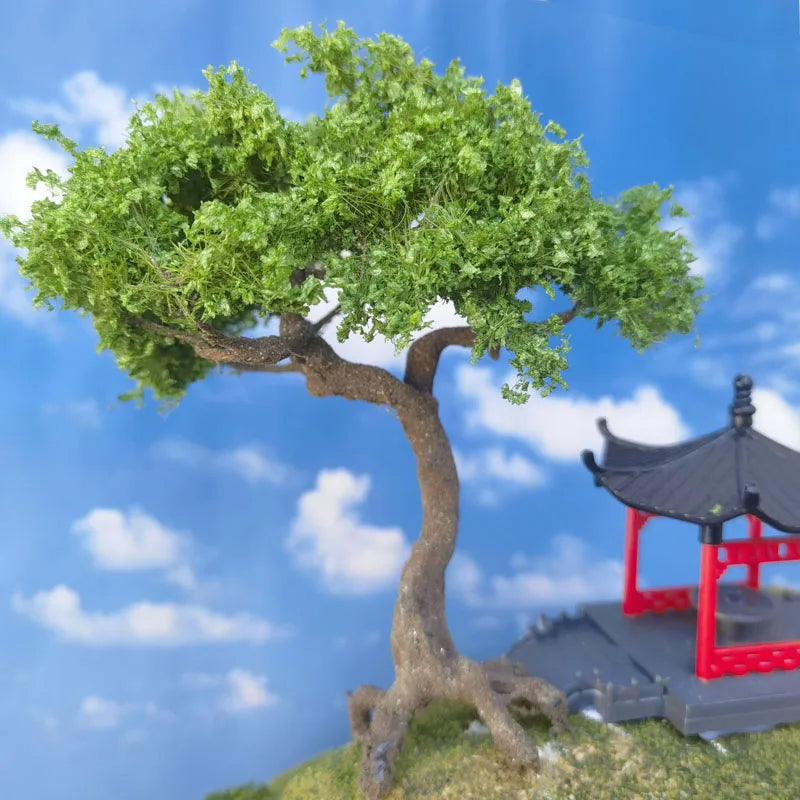 Miniature Bonsai Tree Model 4/7/10/12/15cm - DIY Train Scenery