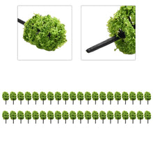 Load image into Gallery viewer, 40 pcs 3.5cm Miniature Camphor tree Model Scale 1:100 Train Railway Accessories DIY Scenery Landscape Terrarium Diorama Craft Supplies