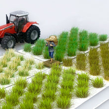 Load image into Gallery viewer, 33pcs Miniature Grass Tuft Models, Railway Scenery, Diorama Supplies