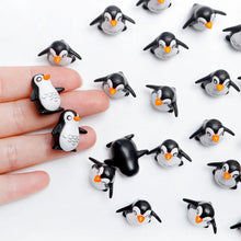 Load image into Gallery viewer, 5/10 pcs Miniature Cute Penguin Figure Model DIY Scenery Dollhouse Landscape Fairy Garden Accessories Terrarium Diorama Craft Supplies