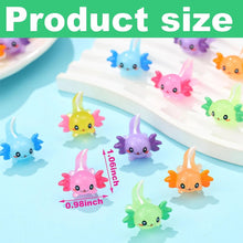 Load image into Gallery viewer, 5/10 pcs Mixed Miniature Cartoon Axolotl Figure Model DIY Dollhouse Landscape Fairy Garden Accessories Terrarium Diorama Craft Supplies