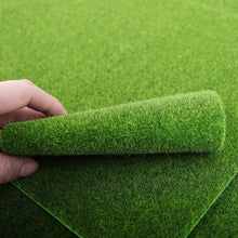 Load image into Gallery viewer, Miniature Artificial Grass Mat 15-50cm for Fairy Garden, Dollhouse Lawn, Diorama, Model Railway Scenery