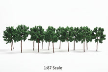 Load image into Gallery viewer, 20pcs Miniature Model Trees, 6.5cm HO Scale Diorama Supplies