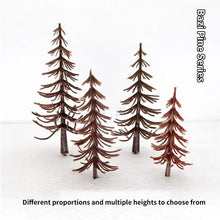 Load image into Gallery viewer, Miniature Pine Tree Trunks 6/8/10/12cm for Model Railroad Scenery DIY Landscape Craft Supplies (20pcs)