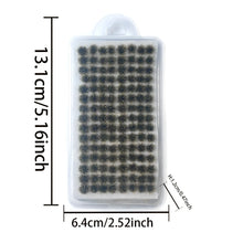 Load image into Gallery viewer, 120pcs 5mm Static Grass Tufts Miniature Scenery for Dioramas Railway Wargaming Dollhouse Fairy Garden and Terrariums