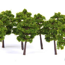 Load image into Gallery viewer, 40pcs Miniature Model Trees 5cm 1:250 Scale N Gauge Railway Scenery Craft Supplies