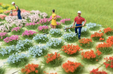 Load image into Gallery viewer, 49 pcs Miniature Flower Cluster Grass Tufts Models Sand Table Dollhouse Fairy Garden Landscape Terrarium Diorama Craft Supplies