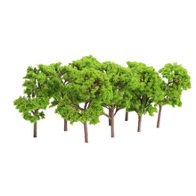 Load image into Gallery viewer, 10 pcs 12cm Miniature Tree Models 1:75-100 Train Railway Accessories Fairy Garden Landscape Dollhouse Terrarium Diorama Craft Supplies