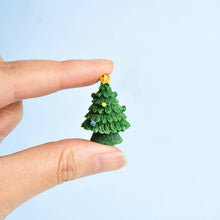 Load image into Gallery viewer, 12pcs Mini Resin Christmas Trees, Tiny Fairy Garden Decorations, Miniature Model Trees for DIY Crafts, Terrarium, Moss, or Holiday Displays