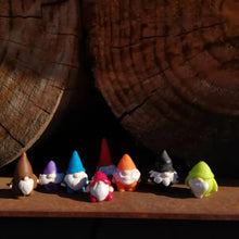 Load image into Gallery viewer, 8pcs Mixed Mini Dwarf Figurines Cute Miniatures for Fairy Garden, Terrarium, Dollhouse, Bonsai, DIY Crafts & Christmas Decorations
