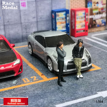 Load image into Gallery viewer, Miniature Racing Car Scene Movie Character People Figure 1:64 Model Sand Table Layout Building Street Landscape Accessories Diorama Supplies