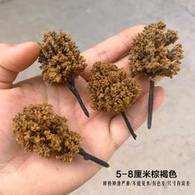 Load image into Gallery viewer, 100pcs Mixed Autumn Model Trees 3–12cm Plastic Miniature Scenery for DIY Diorama, Railway Layout, Sand Tables, Landscape Craft Supplies