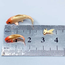 Load image into Gallery viewer, 5 pcs Miniature Tiny Carp Fish Figure Model DIY Scenery Dollhouse Landscape Fairy Garden Accessories Terrarium Diorama Craft Supplies