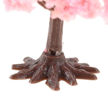 Load image into Gallery viewer, 10 pcs 8cm Miniature Cherry Blossom Tree Models Train Railway Layout Accessories DIY Landscape Dollhouse Terrarium Diorama Craft Supplies