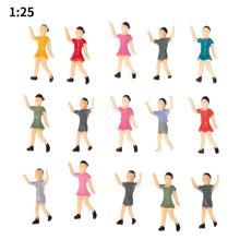 Load image into Gallery viewer, 20pcs 1:25 Scale Painted Miniature Model People Figures for Architecture Layouts, Dioramas, Sand Table Scenes, Landscape Craft Supplies