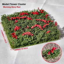 Load image into Gallery viewer, Miniature Flower Cluster Shrubs Model 4 Colors Grass Bush for Diorama, Sand Table, Railway, Wargame, Garden Scenes, Landscape Craft Supplies