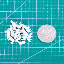 Load image into Gallery viewer, Unpainted Miniature Sheep Models 1:150 White Animal Figures DIY Model Making Diorama Craft Supplies (30pcs)