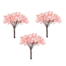 Load image into Gallery viewer, 5/10pcs Miniature Autumn Wire Trees Orange Model Plants for Diorama, Railway Train Layout, Architecture, Dollhouse Garden, and DIY Scenery