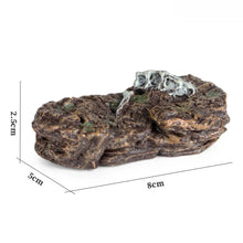Load image into Gallery viewer, 7pcs Miniature Tree Log & Rock for Diorama Fairy Garden Railway Landscape Scenery Model Accessories