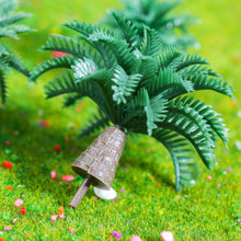 Load image into Gallery viewer, 20pcs Miniature Dwarf Coconut Palm Trees - Model Train Scenery, Terrarium Supply
