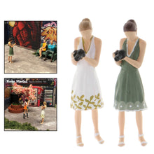 Load image into Gallery viewer, Miniature Camera Woman People Figure 1:64 Model Sand Table Layout Building Street Landscape Accessories Diorama Supplies