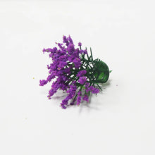 Load image into Gallery viewer, 10 pcs Mixed Miniature Flower Cluster Tufts Models DIY Train Railway Scenery Dollhouse Garden Landscape Terrarium Diorama Craft Supplies