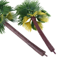 Load image into Gallery viewer, 12 pcs 8-16cm Mixed Miniature Coconut Palm Tree Models Train Railway Accessories Fairy Garden Landscape Terrarium Diorama Craft Supplies