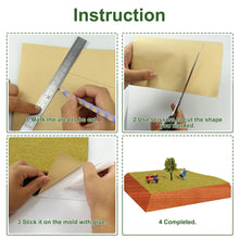 Load image into Gallery viewer, 12 pcs 17cm Miniature Yellow Green Grass Lawn Mat Model Railway Layout Accessories DIY Landscape Dollhouse Terrarium Diorama Craft Supplies