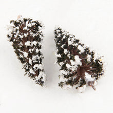 Load image into Gallery viewer, 16 pcs Mixed Miniature Snow Cedar Trees Models Train Railway Accessories Forest Fairy Garden Landscape Terrarium Diorama Craft Supplies