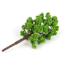 Load image into Gallery viewer, 160 pcs Miniature Tree Models 1:250 Z Scale Train Railway Accessories Forest Fairy Garden Landscape Terrarium Diorama Craft Supplies