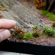Load image into Gallery viewer, Miniature Irregular Weed Ground Grass Cluster Model Railway Layout Accessories DIY Landscape Dollhouse Terrarium Diorama Craft Supplies