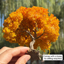 Load image into Gallery viewer, Miniature Autumn Wire Tree 10/15cm Model for Dollhouse, Architectural Scenery, DIY Landscape Projects