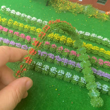 Load image into Gallery viewer, 6pcs Miniature Flower Grass Tufts Self-Adhesive Scenery for Railway Models Dioramas Fairy Gardens and Terrariums