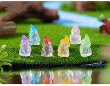 Load image into Gallery viewer, 50/100pcs Luminous Mini Gnomes, Glow in the Dark Fairy Garden Figurines, Micro Landscape, Terrarium, Pot, Home, and DIY Décor Accessories